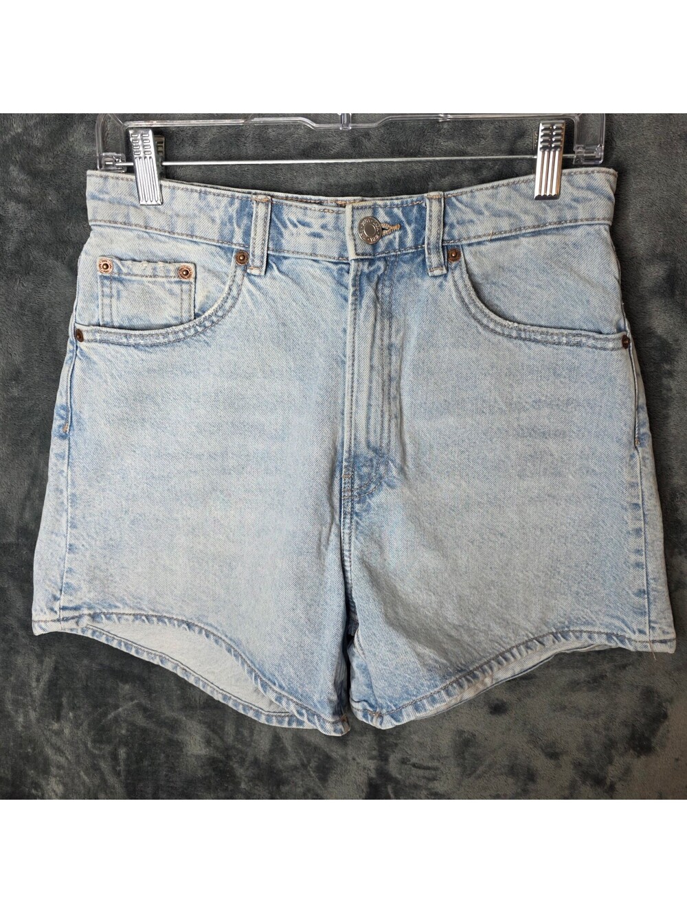 Zara Womens Light Denim Shorts Sz 6